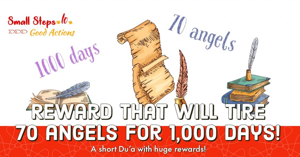Reward to tire 70 Angels for 1000 days