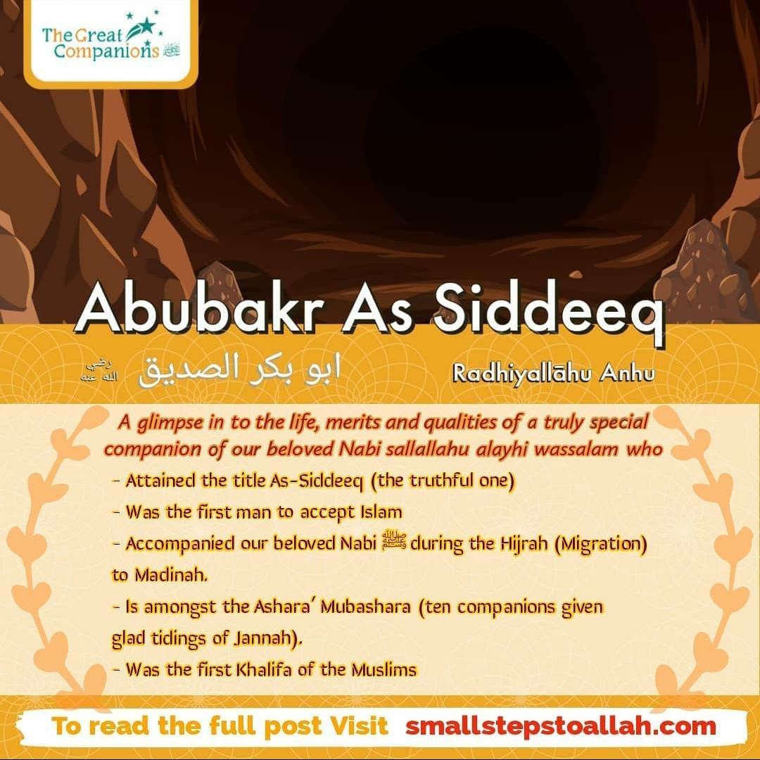 The Great Companions - Abubakr R.A - Small Steps to Allah