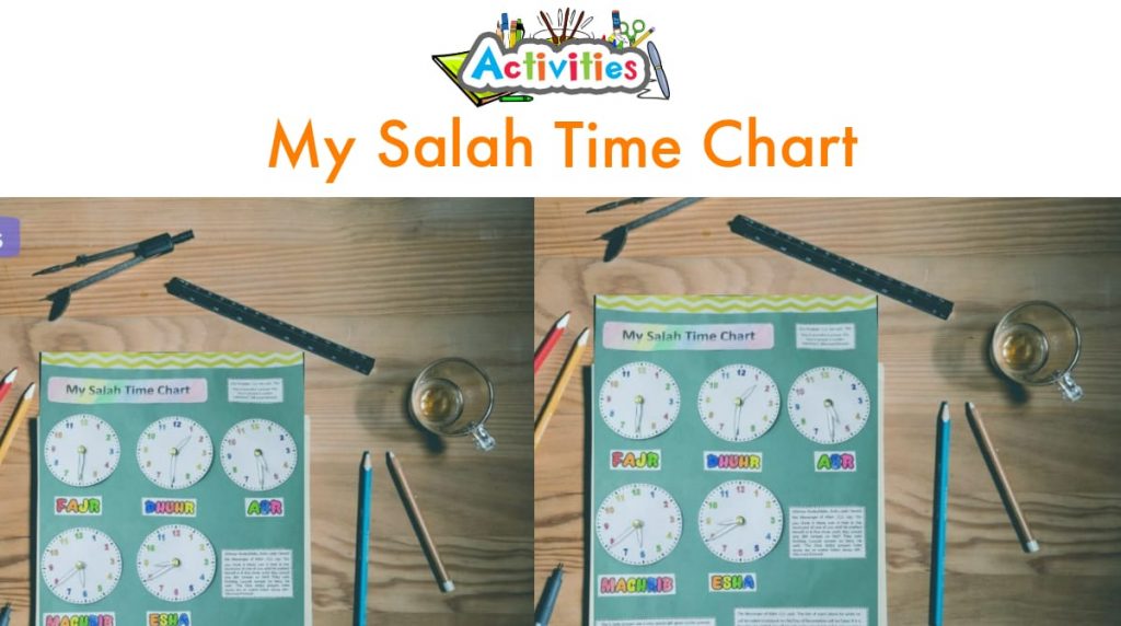 My Salah Time Chart