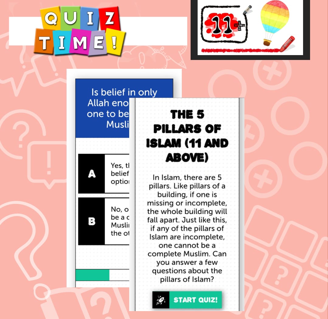 Quiz Time – 5 Pillars 11+