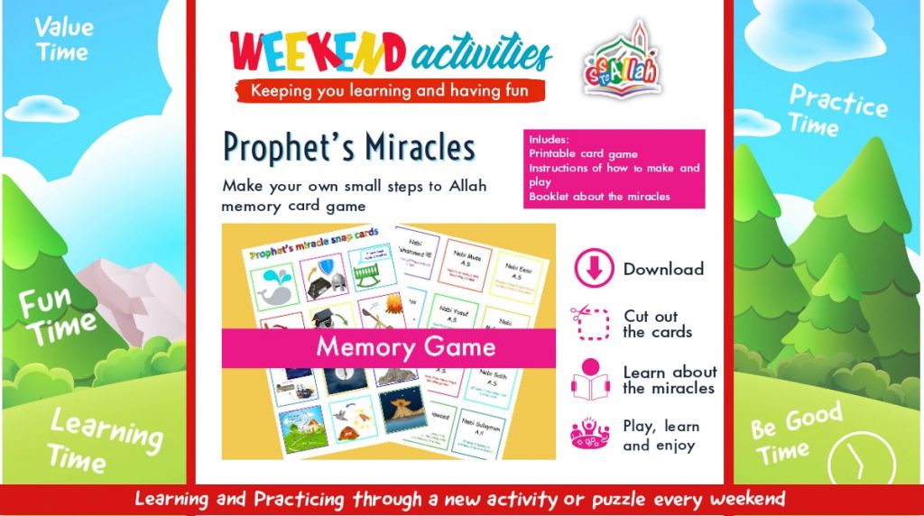 8. Weekend Activity – Prophet’s Miracles Memory Game