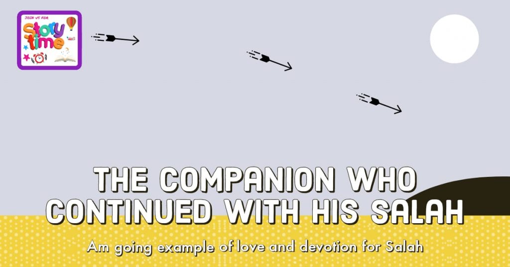 The Companion who continued with salaah