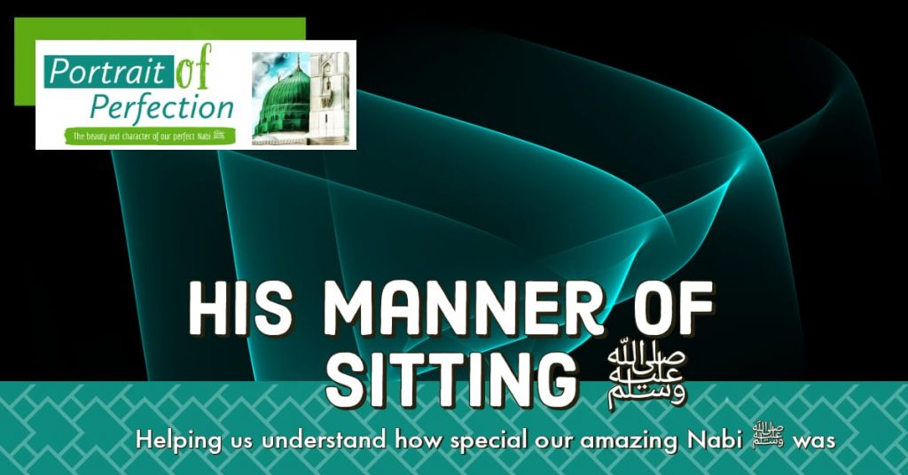 His Manner of Sitting
