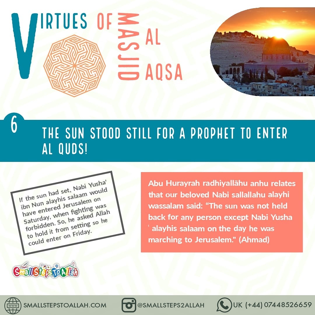 Virtues of Masjid Al Aqsa - 6