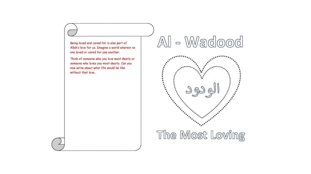 Al-Wadood (The Most Loving) – Activity