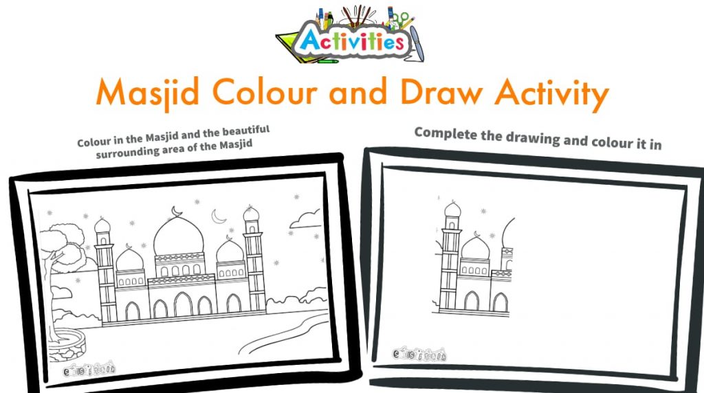 Masjid Colour and Draw Activity