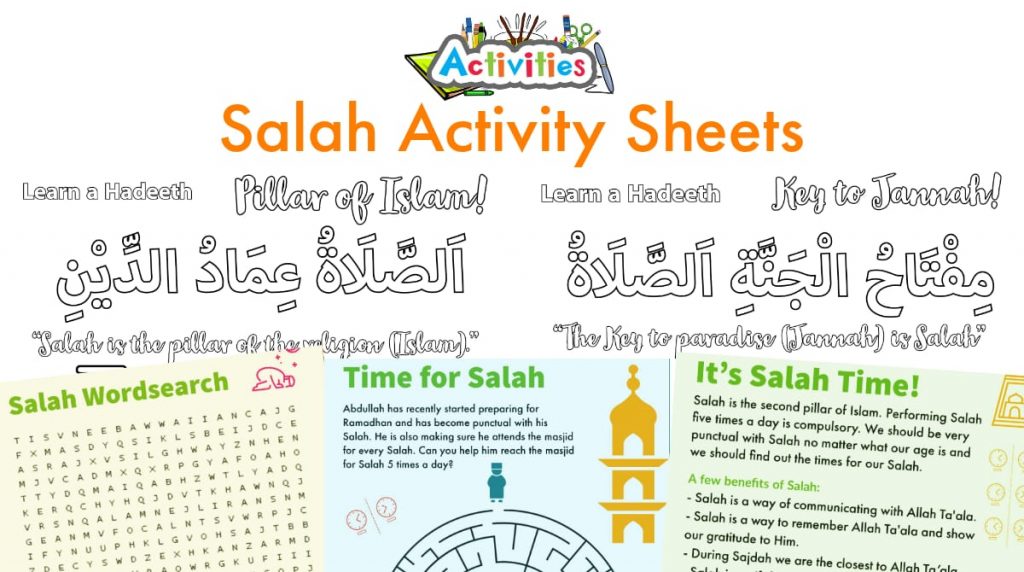 Salah Activity Sheets