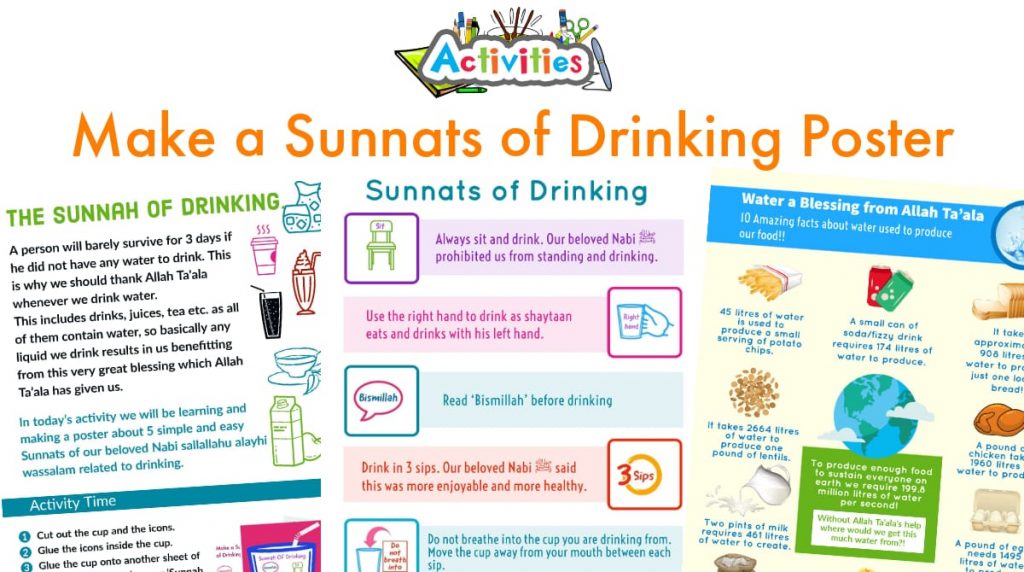 Make a Sunnats of Drinking Poster