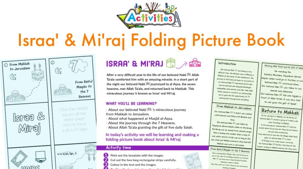 Israa’ & Mi’raj Folding Picture Book​